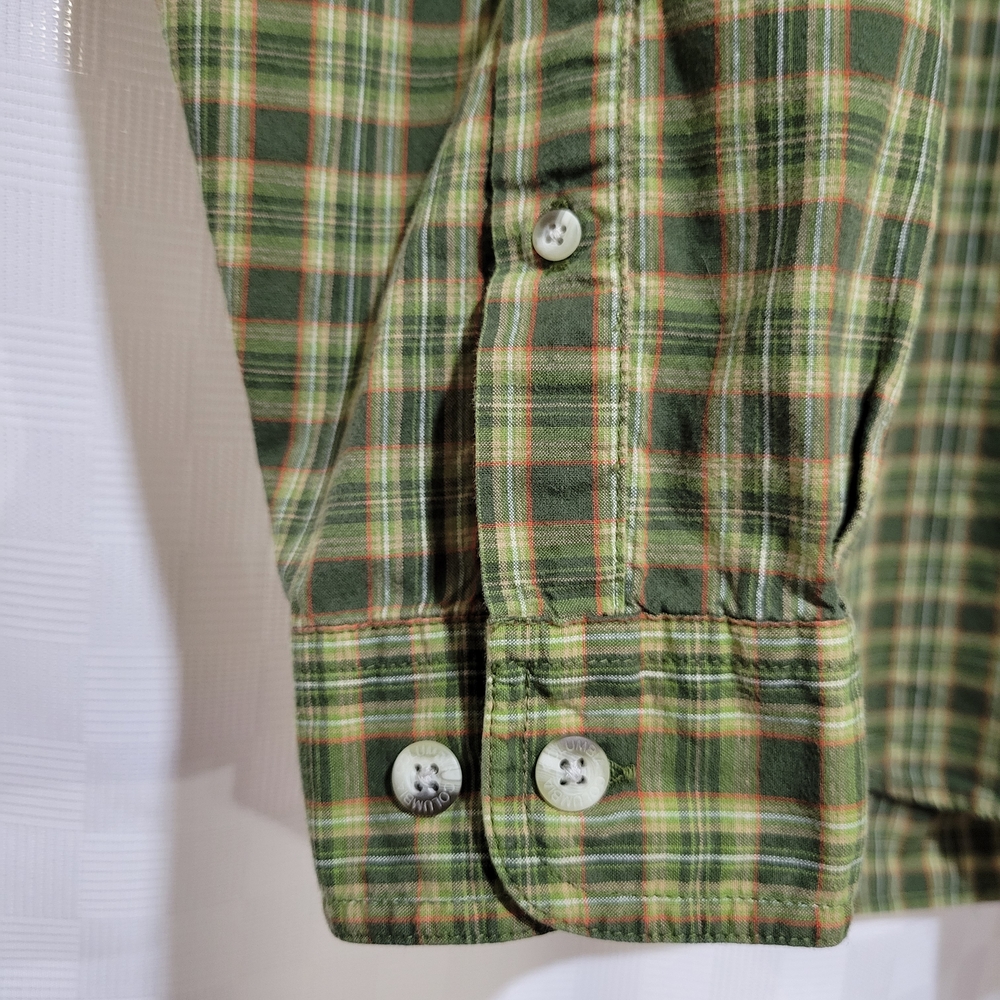 Columbia Men's Size XL Green Plaid Button Down Shirt Casual Work Office - Picture 6 of 10